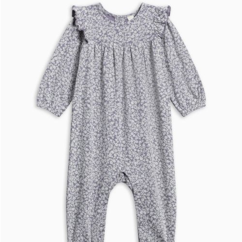 Organic Baby Jine Ruffle Sleeve Romper