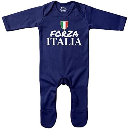 Forza Italia Romper Suit Babies Romper Italy Nations Football Rugby Italian Supporter