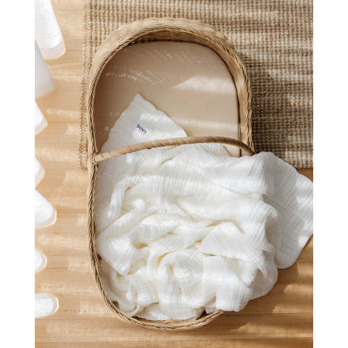 Muslin Bubble Blanket - Vanilla