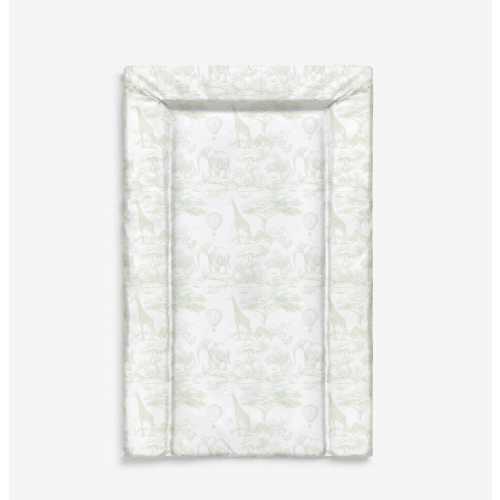 Baby Changing Mat - Chinoiserie Toile de Jouy Safari - GREEN, Nappy Changing Mat, Waterproof Mat, Baby Gift, Wedge Changing Mat