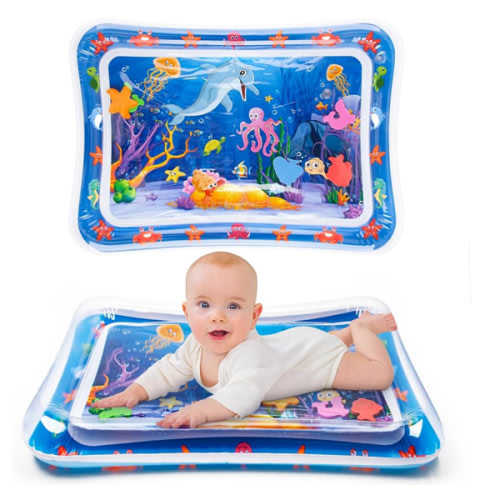 Tummy Time Water Mat丨Inflatable Tummy Time Water Play Mat for Babies, Infants and Toddlers 3 to 12 Months Promote Development Toys Baby Gifts