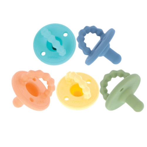 Silicone Softees Pacifier & Teether (5 Pack)