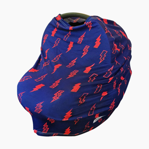 Rosie Pope 5-IN-1 Multi-Use Cover - Blue Lightning