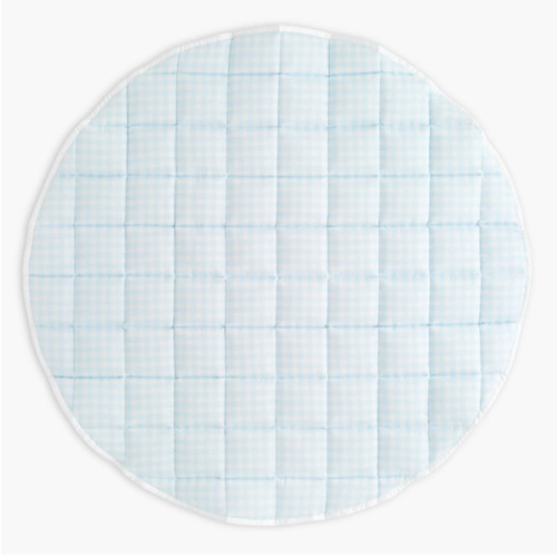 Picnic Gingham Play Mat - Blue
