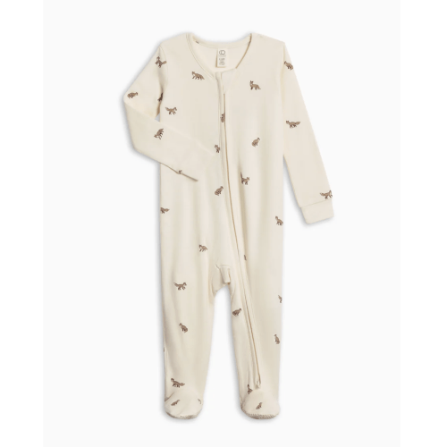 Peyton Zipper Sleeper Fox, 12-18 Months