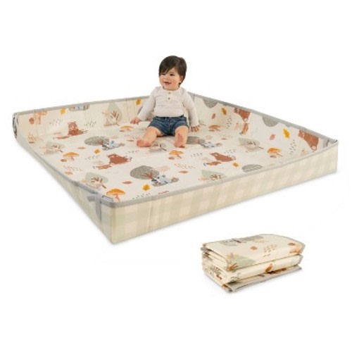 Infantino Foldable Soft Foam Mat - Woodland