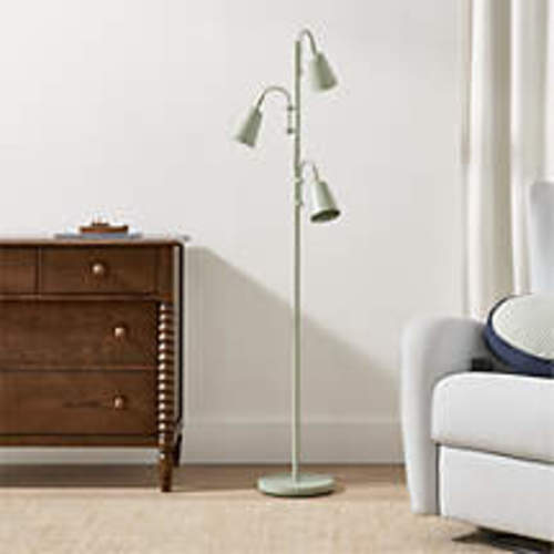Sadie Scalloped Sage Kids Floor Lamp