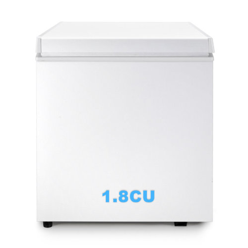 BacklD 1.8 Cu. Ft. Compact Chest Freezer, Free Standing Top Open Door Deep Freezer Holds Up To 50L With Adjustable 7 Thermostat And Removable Basket, Energy Saving For Home/Apartment/Garage, White & Reviews | Wayfair