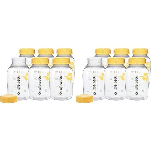 Medela Breast Milk Collection and Storage Bottles, BPA Free, 5 Ounces, Compatible with Medela Breast Pumps (Pack of 12)