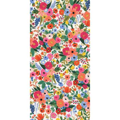 Pink Garden Party Rifle Paper Co. floral crib sheet