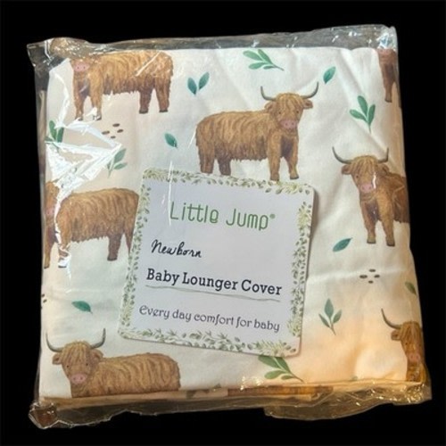 *NEW* 2 Pack Baby Lounger Cover, Stretchy and Soft Newborn Western Highland Cows