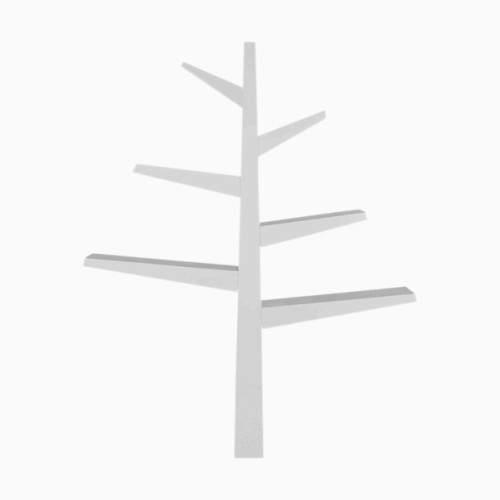 babyletto Spruce Tree Bookcase - White