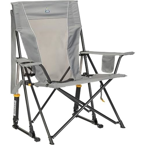 GCI Outdoor Comfort Pro Rocker Outdoor Rocking Chair with Beverage Holder