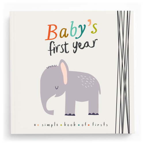 Lucy Darling Colorful Animal Themed Baby Memory Book - Unisex