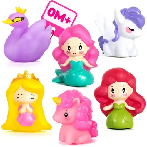 Hely Cancy Baby Bath Toys - No Hole Bath Toys for Kids, Bath Tub Shower Toys for Newborn Baby