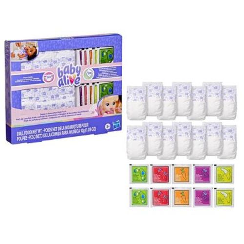 Baby Alive Diaper 'n Smoothie Refill Pack