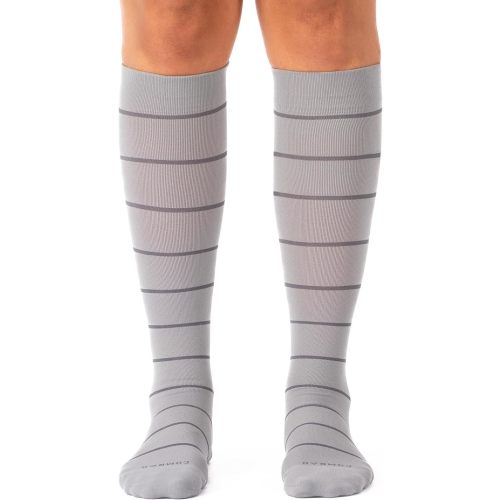 Comrad Nylon Knee High Socks - 15-20mmHg Graduated Compression Socks - Soft & Breathable Support Unisex Socks