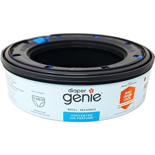 Playtex Diaper Genie Refills for Diaper Genie Diaper Pails - Holds Up to 270 Diapers
