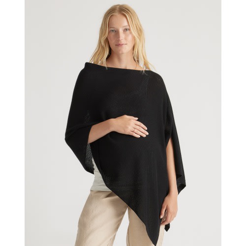 Lightweight Cotton Cashmere Nursing Shawl