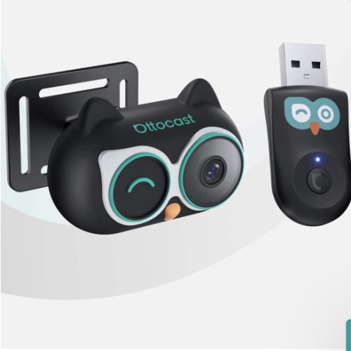 Ottocast Cabin Care Wireless CarPlay Adapter with Rear Seat Monitor