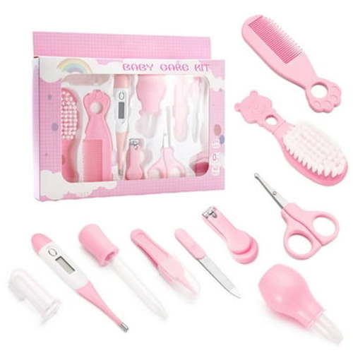 FACEGA Hair Brush Eco-Friendly Sanitary Baby Care Products Soft Non-Toxic Baby Grooming Kit,Pink New