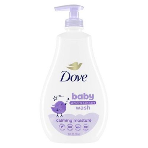 Baby Dove Calming Moisture Baby Body Wash & Shampoo, Hypoallergenic and Tear-Free - 20 fl oz