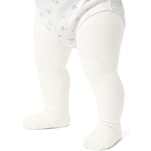 Zando Cable Knit Baby Tights for Girls Cotton Toddler Leggings Elastic Infant Stockings Seamless Newborn Pantyhose Winter