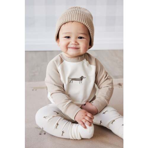 Organic Cotton Tao Sweatshirt - Cosy Basil Fawn
