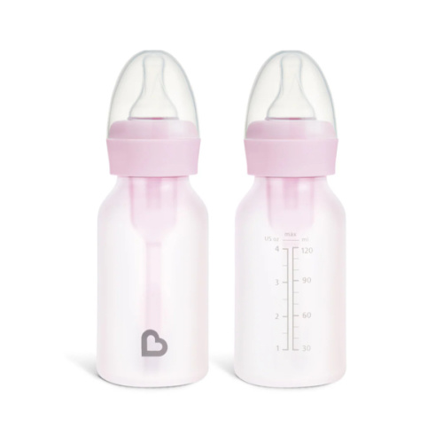 Bond® Silicone Glass Bottle 4oz or 8oz, 2pk | Munchkin