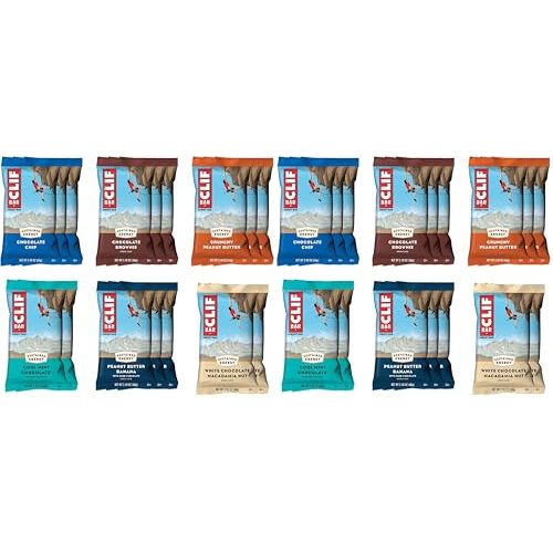 CLIF BAR - Energy Protein Bars - Variety Pack - 6 Flavors - Made with Organic Oats - Energy Bars - Non-GMO - 16 Count (Pack of 2)
