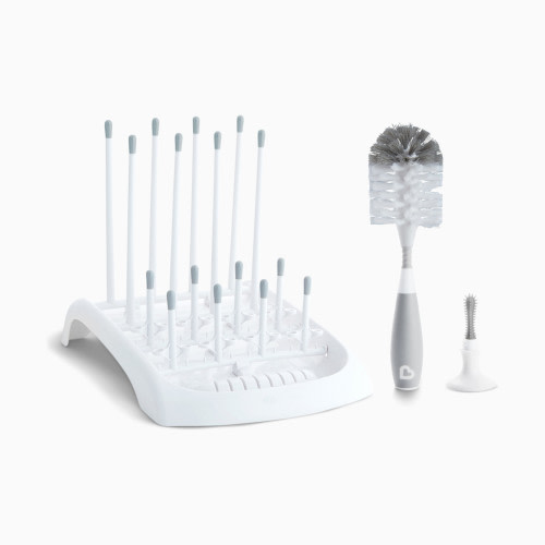 Baby Bottle And Sippy Cup Cleaning Set - Grey
