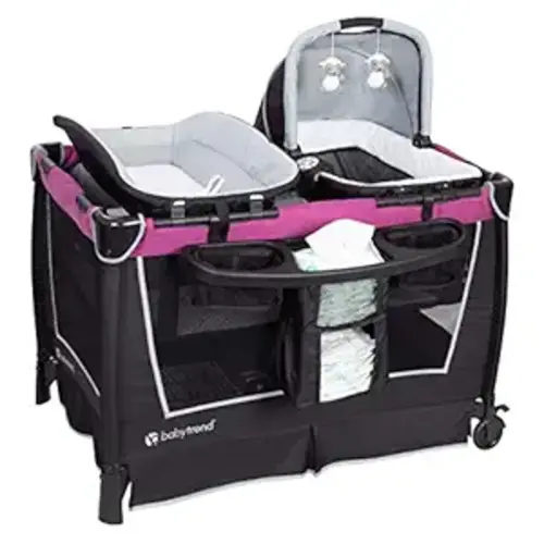 Baby Trend Retreat Nursery Center® Playard, Mulberry