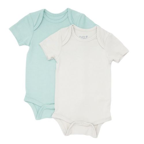 Kyte Baby 2-Pack Short Sleeve Sage/Oat Newborn