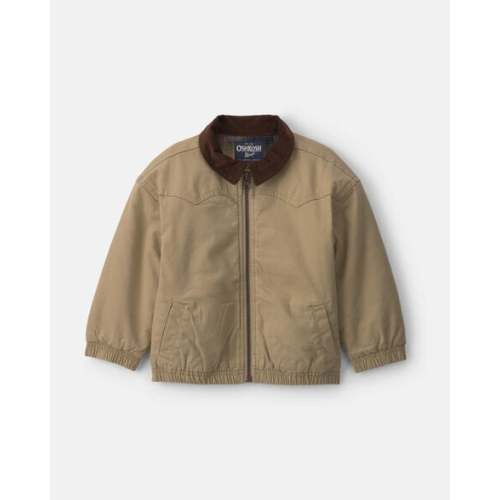 Toddler Boy Utility Barn Jacket - Khaki/Brown - OshKosh B'gosh | Carter's