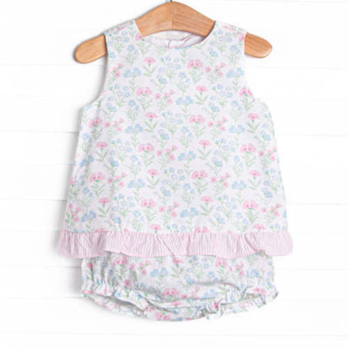 Sweet Pea Seersucker Diaper Set, Pink – Stitchy Fish