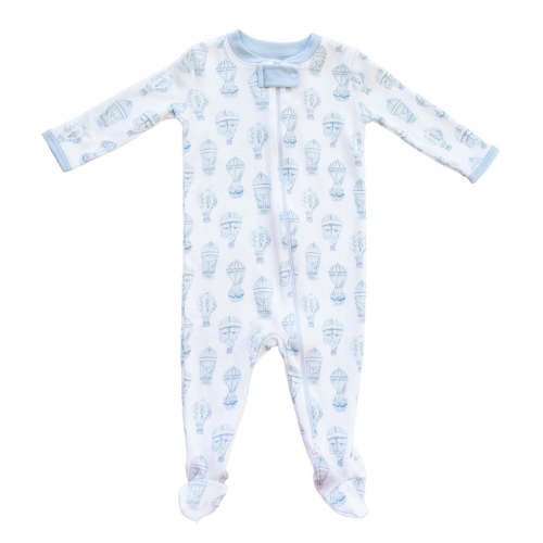 Little Explorer | Footie (Blue) (Pre-Order) – Baby Dunn- 3-6m