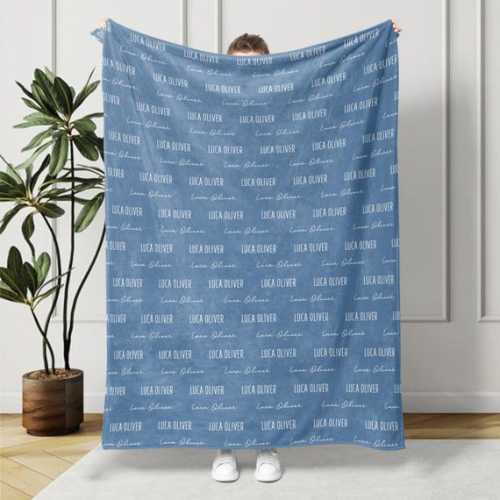 Custom Baby Blanket With Name, Personalized Name Blanket, Newborn Hospital Blanket, Custom Baby Gift, Baby Name Swaddle - Etsy