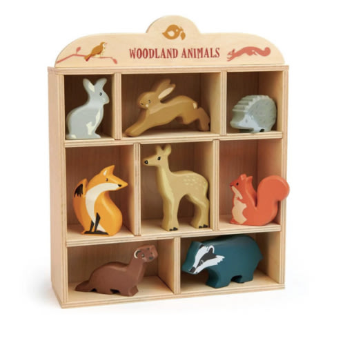 Tender Leaf Toys Woodland Wooden Animals Set