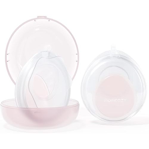 Momcozy Breast Milk Collection Shell with Storage Case (1oz/30ml, 2PCS)
