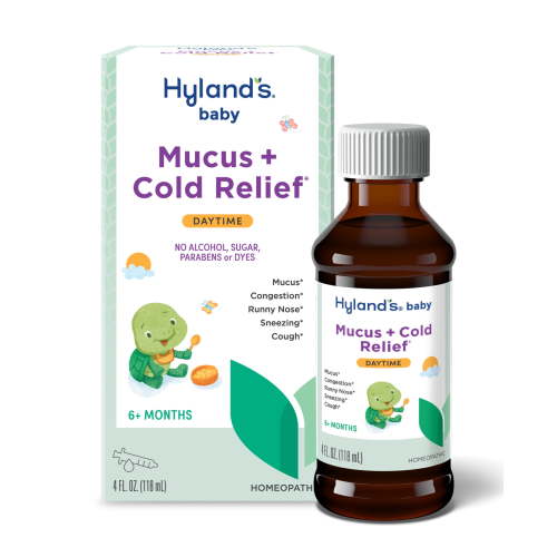Hyland's Baby Mucus + Cold Relief, Ages 6+ Months, Daytime, 4 fl oz HSA/FSA Eligible