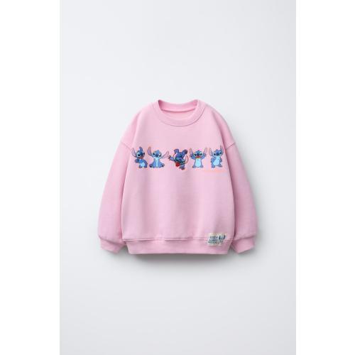 LILO & STITCH © DISNEY PRINTED SWEATSHIRT - Light mauve | ZARA United States