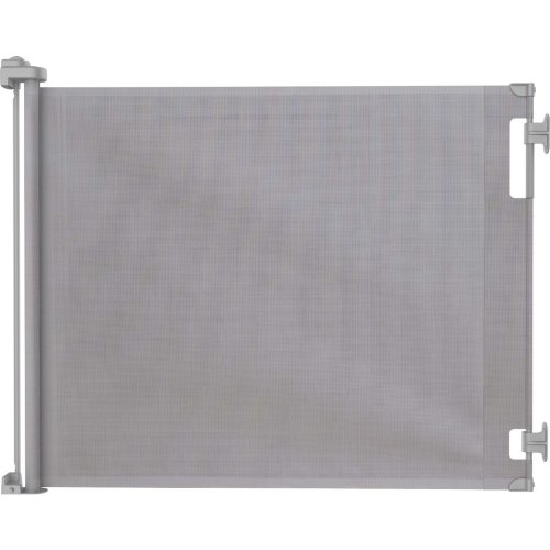Hakuna Pets Retractable Steel & Mesh Mounted Dog & Cat Gate, 33-in