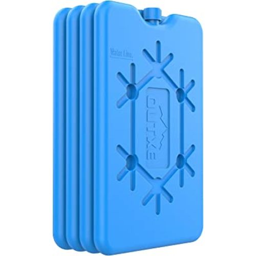 OUTXE Ice Packs for Lunch Box - Reusable Ultra-Thin Freezer Packs - Long-Lasting Cool Packs for Coolers, Keep Food Fresh and Cold in Lunch Boxes and breastmilk Bags