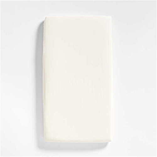 Supersoft Pampas Ivory 100% Organic Cotton Gauze Baby Bassinet Sheet