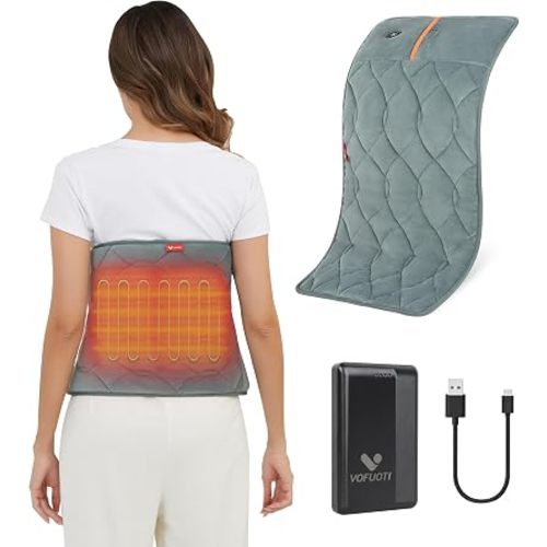 Vofuoti Portable Cordless Electric Heating Pad with 10000mAh Battery