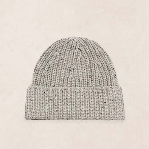 Knit Beanie - Grey Speckle
