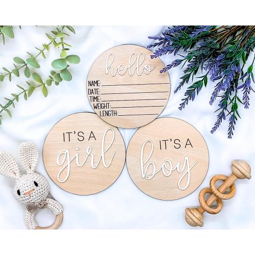 Surprise Gender Reveal Announcement Sign, Its A Girl Its A Boy Gender Photo Prop, Gender Reveal Sign for Hospital, Boy or Girl Gender Reveal