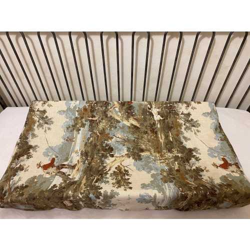 Changing Pad Cover, English Countryside Hunting and Fishing Toile Changing Pad Cover