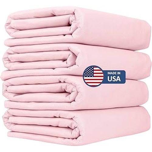 AbsorbEase® Washable Underpads, 34" x 36" (Pack of 4) - Heavy Absorbency Reusable Incontinence Pads for Kids, Adults, Elderly, Pets - Waterproof Protective Pad for Bed, Couch, Sofa, Furniture, Floor