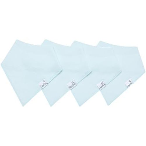 Copper Pearl Baby Bibs 4 Pack, Bandana Drool Bibs for Baby Girl & Boy, Soft Cotton Bibs for Drooling and Teething